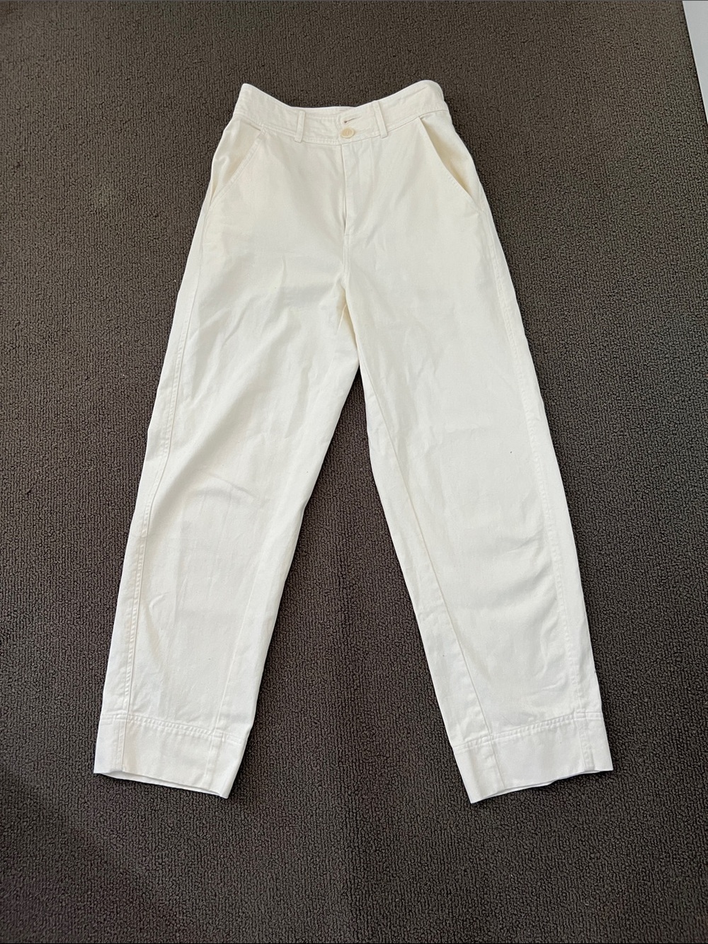 Apiece Apart Off-White Cotton Chinos
